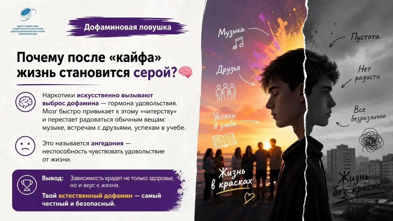 Эффект дофаминовых ловушек от РУДН