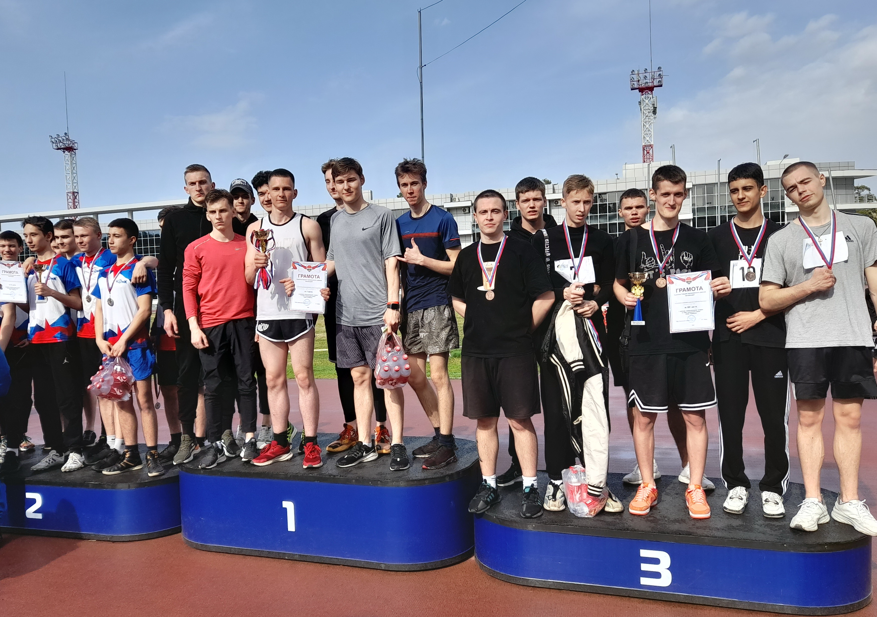 Легкоатлетическая эстафета Калининского района.