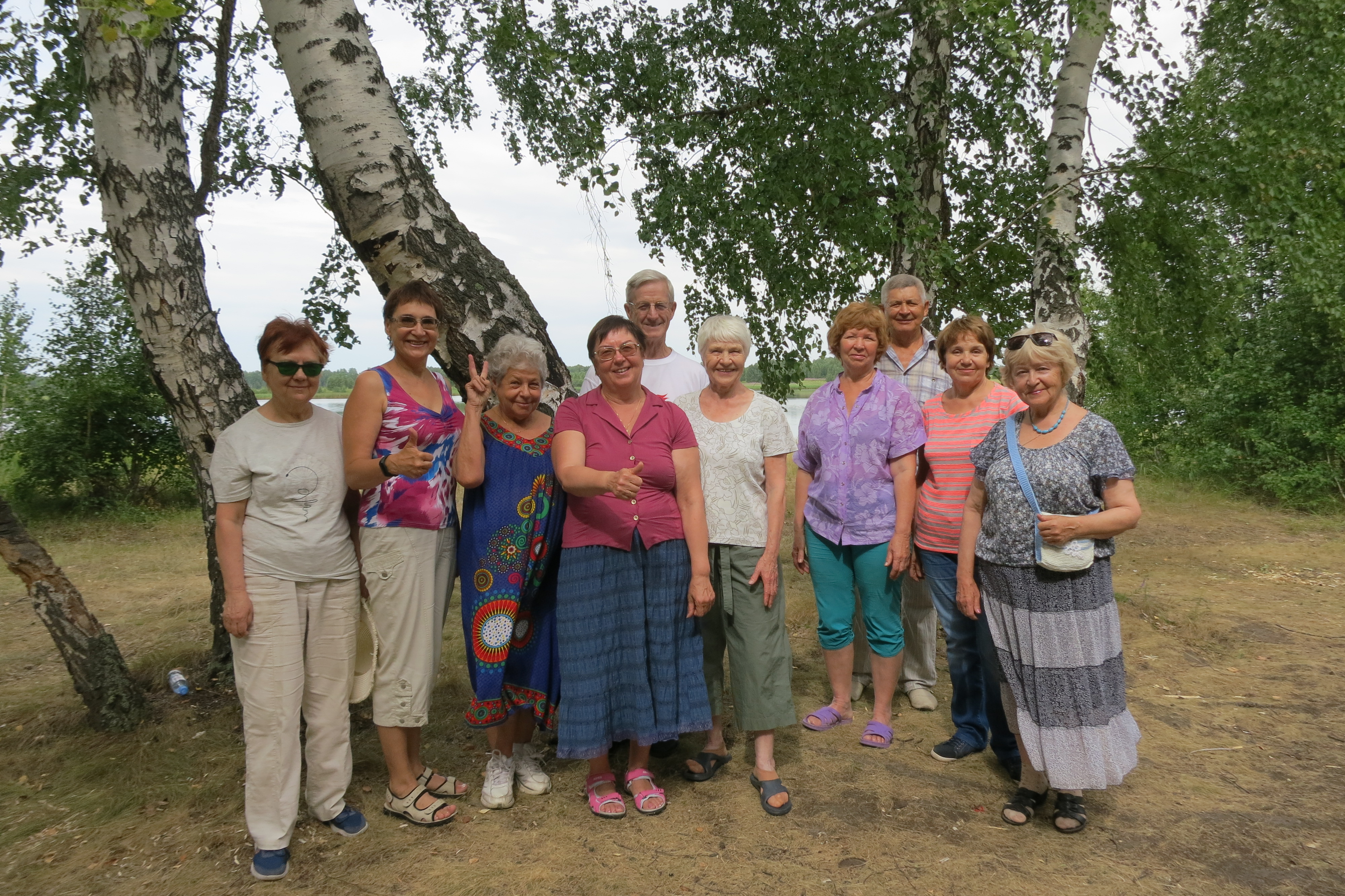 …А были и жаркие денёчки…